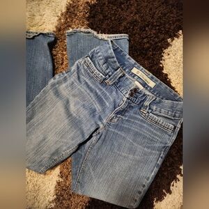 Gap Ultra Low Rise Curvy Denim Blue Jeans Boot Cut